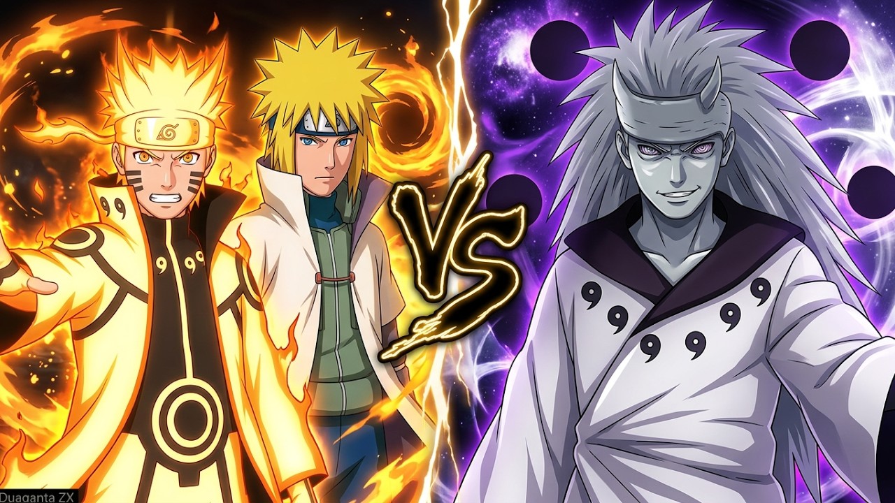 Naruto and Minato vs Madara Naruto X Boruto ultimate Ninja Storm