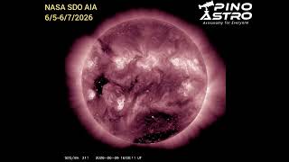 NASA: Sun, June 7, 2026 #PinoAstro - Solar Flares, CMEs & Coronal Holes