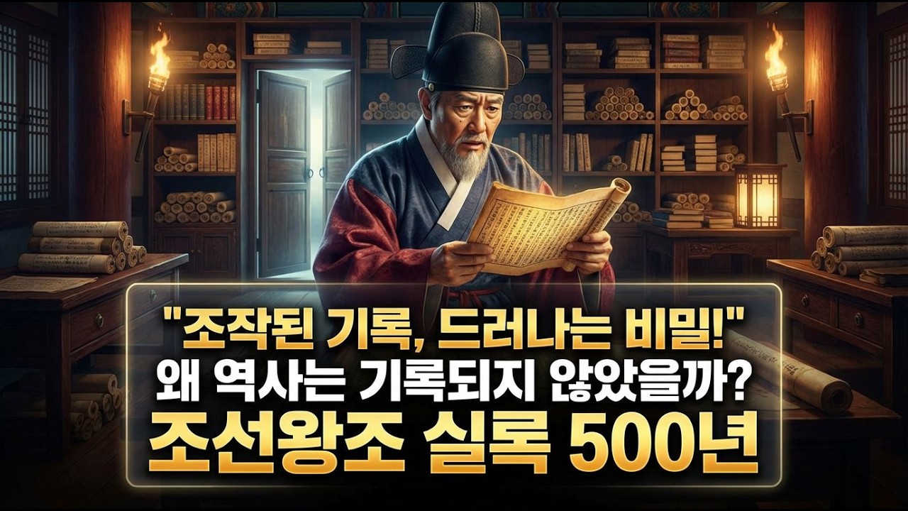역사 기록의 비밀, 조선왕조실록 숨겨진 진실