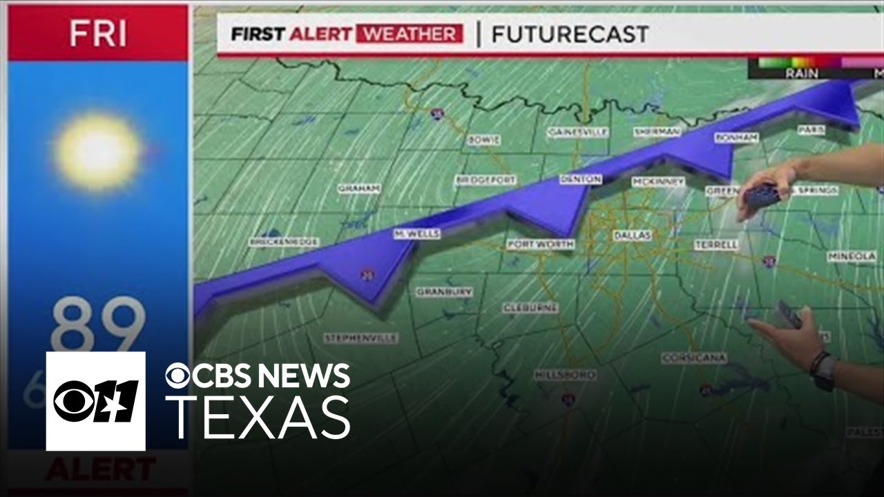 Cooler temperatures return to North Texas over the weekend - YouTube