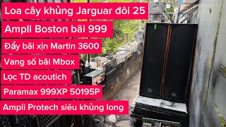 Liquidated karaoke amps, speakers, power amps, mixers, and equalizers daily. Massive Jarguar towe...