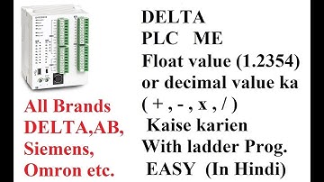 PLC programming DELTA : How to ADD SUB MUL DIV  of Float values