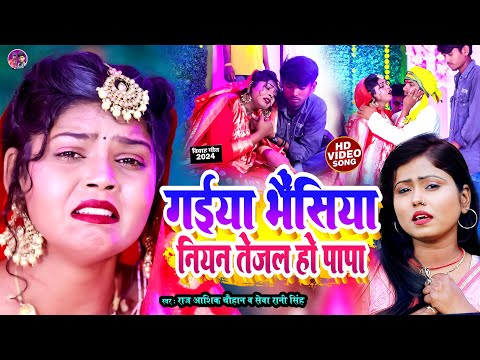 #video - गईया भैंसिया नियन तेजल हो पापा | #Raj Aashik #Chauhan |#sevaranisingh | 2024 #vivahgeet