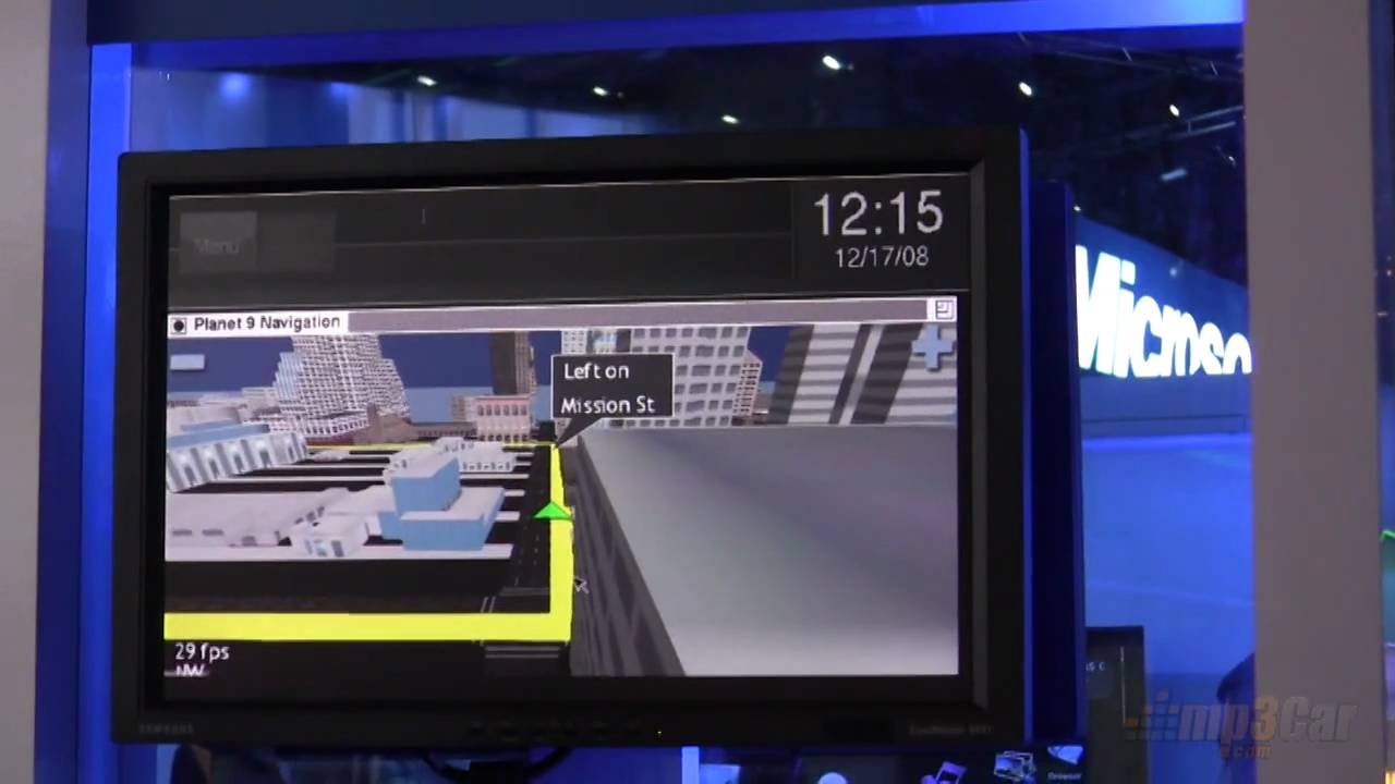 Inside Intel's Car Computer - CES 2009 - YouTube