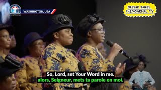 Video thumbnail of "Speak Your Word, Oh Lord! || DCLM Choir || WASHINGTON D.C, USA ."