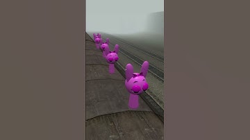 THE SPRUNKI TRAIN ARE CHASING ME IN THE MAZE Garry