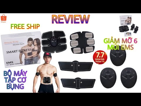 Video REVIEW BỘ MÁY TẬP CƠ BỤNG GIẢM MỠ 6 MÚI EMS | 6-MOM... - youtube