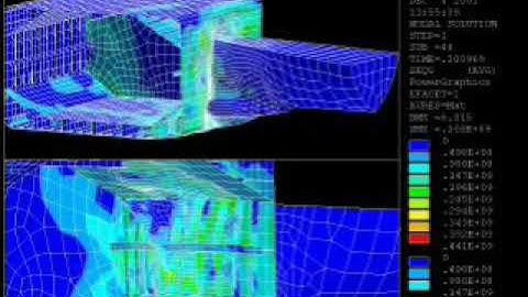 Ship collision analysis using finite elements! 🚢💥 #shorts