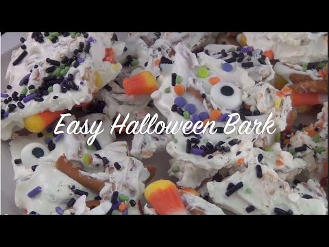 How to Make Easy Halloween Bark! (Kid Friendly)