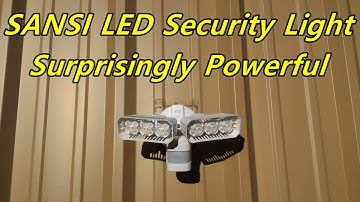 Sansi LED security light - Review, install and testing