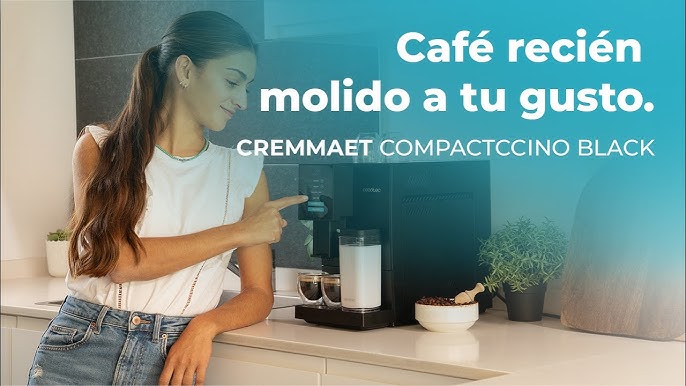Cafetera superautomática - Cecotec Cremmaet Macchia Black, 19 bar, 1350 W,  Altura regulable, Display táctil, Molinillo integrado » Chollometro