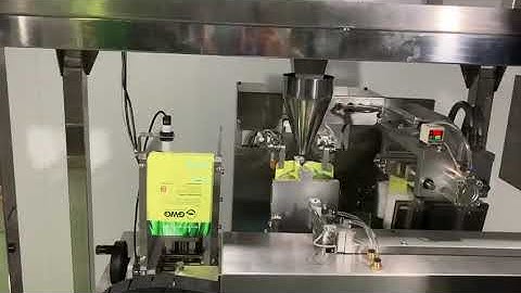 Seed counting and packing machine.