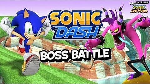 Sonic Dash Android/iOS Gameplay + ZAZZ Boss Battle