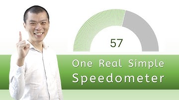 One Simple Speedometer In Microsoft Excel | Excel Sifu