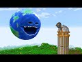 SURVIVING FROM THE EARTH ARRIVAL 😱 in Minecraft - Gameplay
