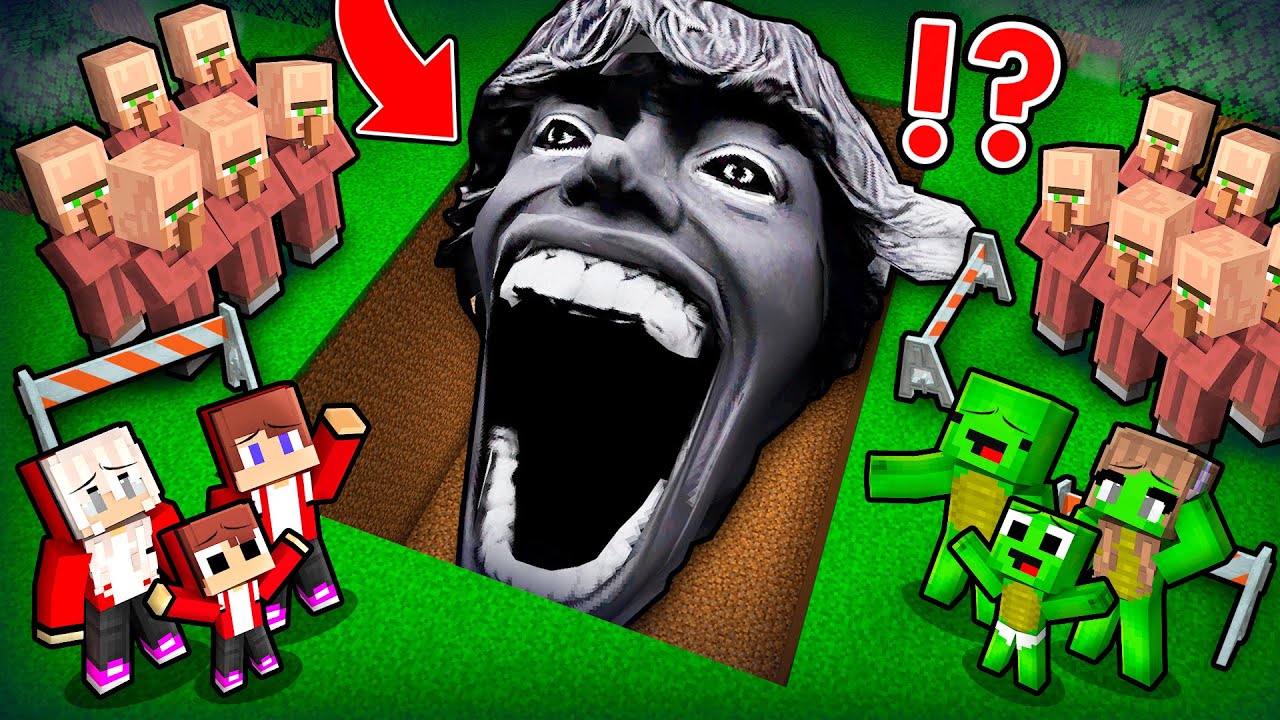 JJ and Mikey Family Found Buried SCARY 67 KID in Minecraft