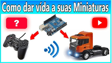Transforme sua Miniatura Comum em RC - Controle Remoto, luzes, direção, aceleração... com Arduino