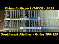 Southwest Airlines Gates - Orlando Airport (MCO) - 2023