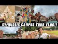 Symbiosis campus tour vlog part 1  symbiosis pune  scms  scmc  sid  set  slat  sls