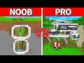 Jj family  mikey family  noob vs pro  mountain modern house build challenge in minecraft
