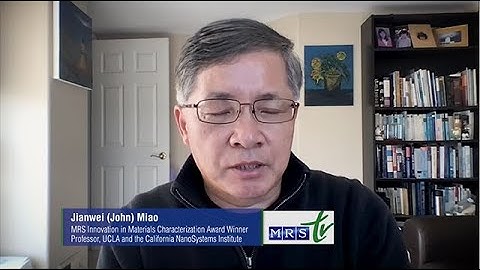 Jianwei (John) Miao, MRS Innovation in Materials Characterization Award Winner