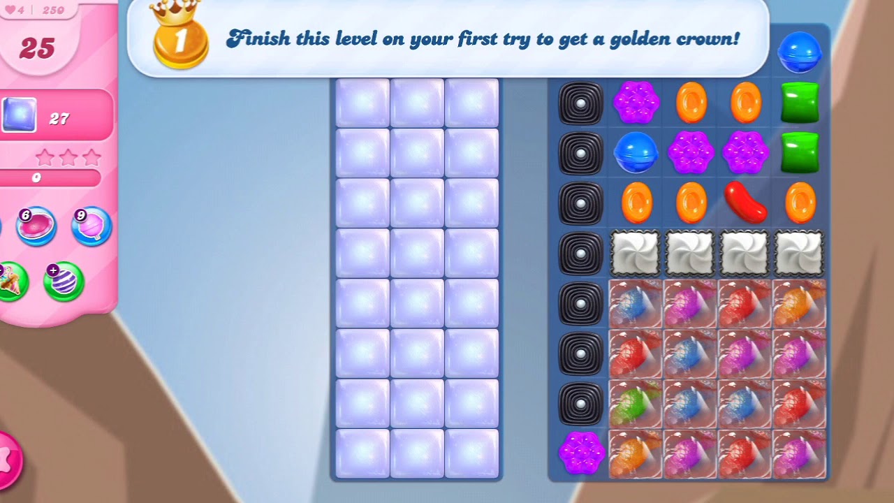 Candy Crush Saga level 250 - YouTube