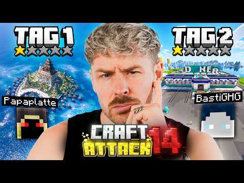 DAS haben 100 YOUTUBER in ZWEI TAGEN gebaut 🤯 Craft Attack 14 Server Tour!