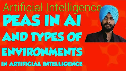 PEAS in artificial intelligence and types of environments for an agent || Lecture 8