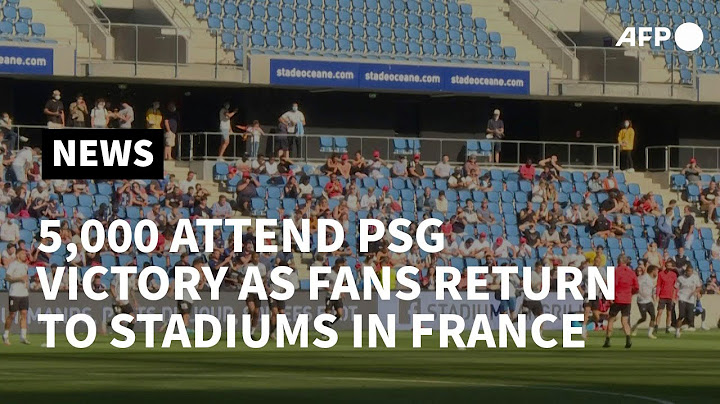 Football: 5,000 spectators for Le Havre-PSG as stadiums reopen in France | AFP