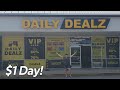 Checking out a huge local bin store  daily dealz  1 day