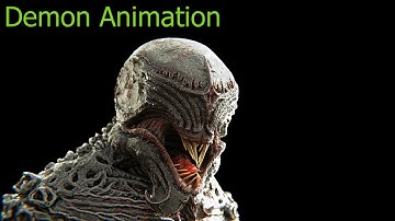 3D Animation and rotation - Demon