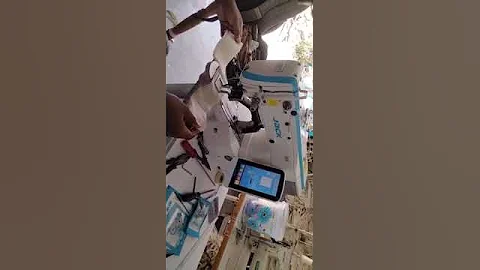 Jack bar tacking and button attaching machine