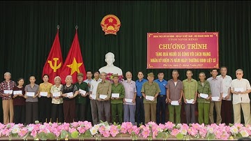 Thăm, tặng quà người có công với cách mạng