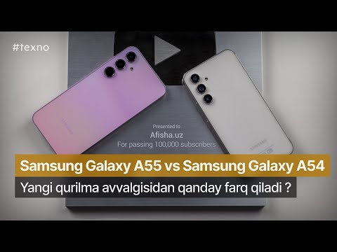 Samsung Galaxy A55 — metaldan ishlangan yangi telefon tahlili @Samsung