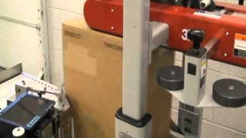 Labeling Systems Corner Wrap Printer Applicator with Case Taper