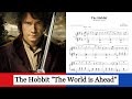 The Hobbit The World Is Ahead Howard Shore Piano Solo With Sheets 