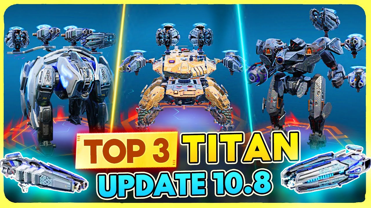 💥Top 3 Titan dùng súng điện Muninn Huginn mạnh nhất mùa 10.8｜ War Robots