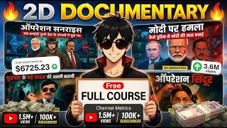 How to Make 2D Documentary Animation Videos with AI for FREE | Complete Course 2026