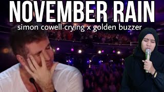 American idol 2024| Simon Cowell Crying To  Hear The Song November Rain Homeless