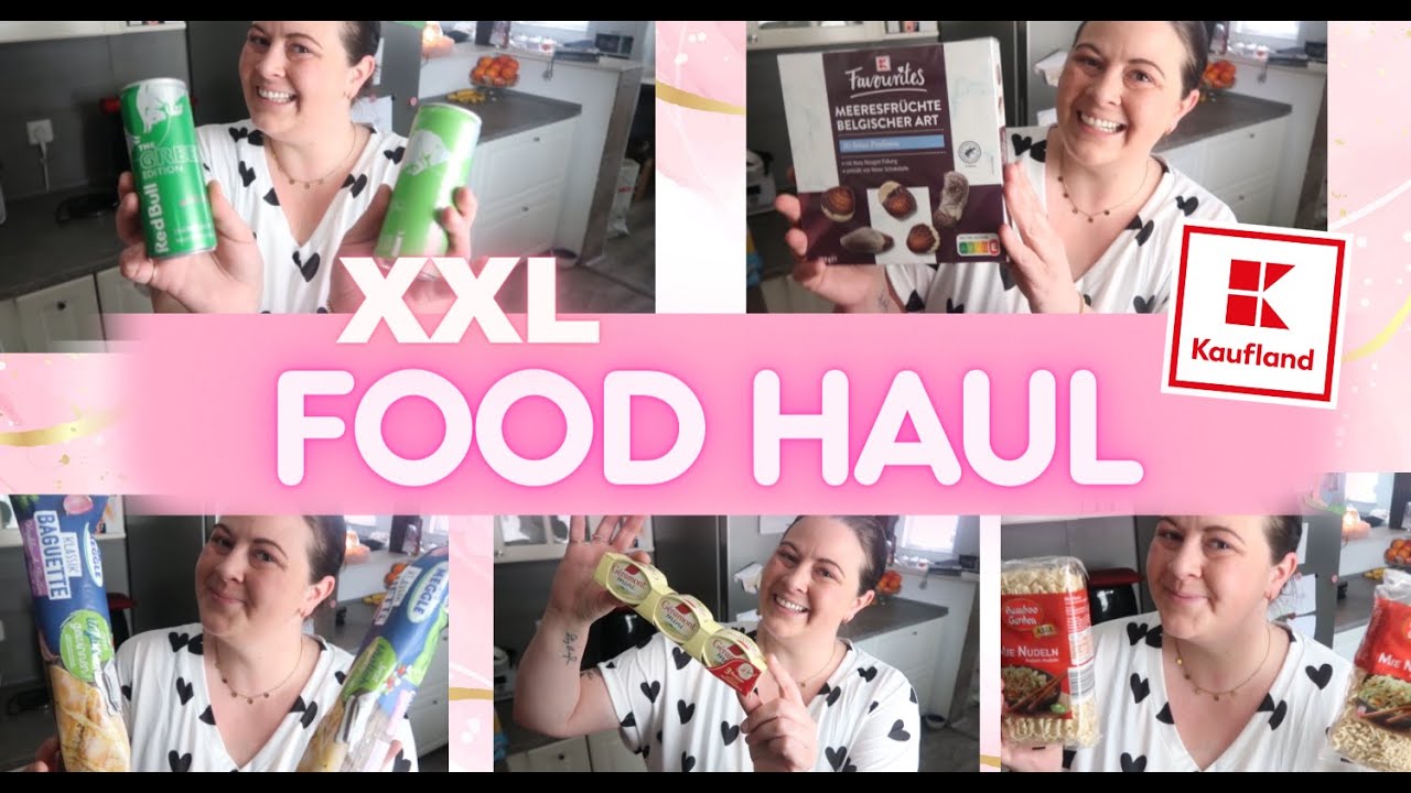 XXL KAUFLAND FOOD HAUL| 105€ WOCHENEINKAUF| Fräulein Jasmin
