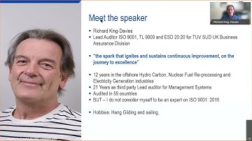 Webinar // Unlocking the potential – ISO 9001 the beginners guide