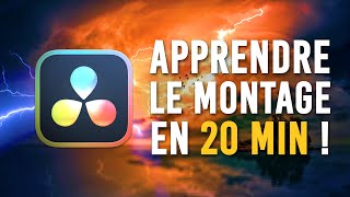 Apprendre le MONTAGE vidéo sur DAVINCI RESOLVE en 20 min ! Tutoriel Débutant