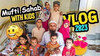 Mufti Tariq Masood Vlogs Cute Home Vlog With Kids