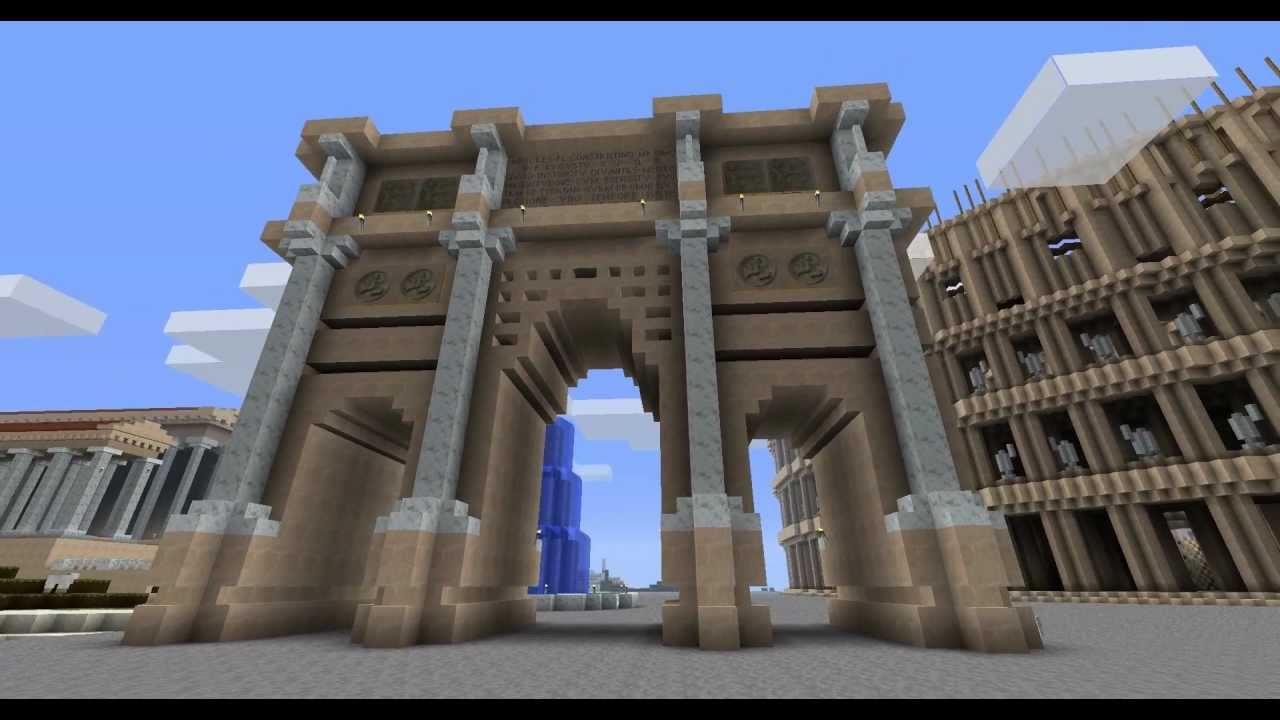 Arch of Constantine in Minecraft - 17072011 - YouTube
