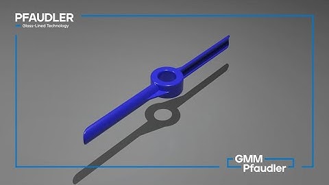 Cryo-Lock® Turbine FDT, 3D Simulation Pfaudler Glass-Lined Agitator