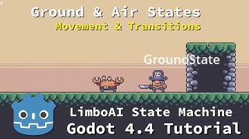 Ground & Air Movement Limbo AI State Machine Setup - Godot 4.4 Tutorial [P3]