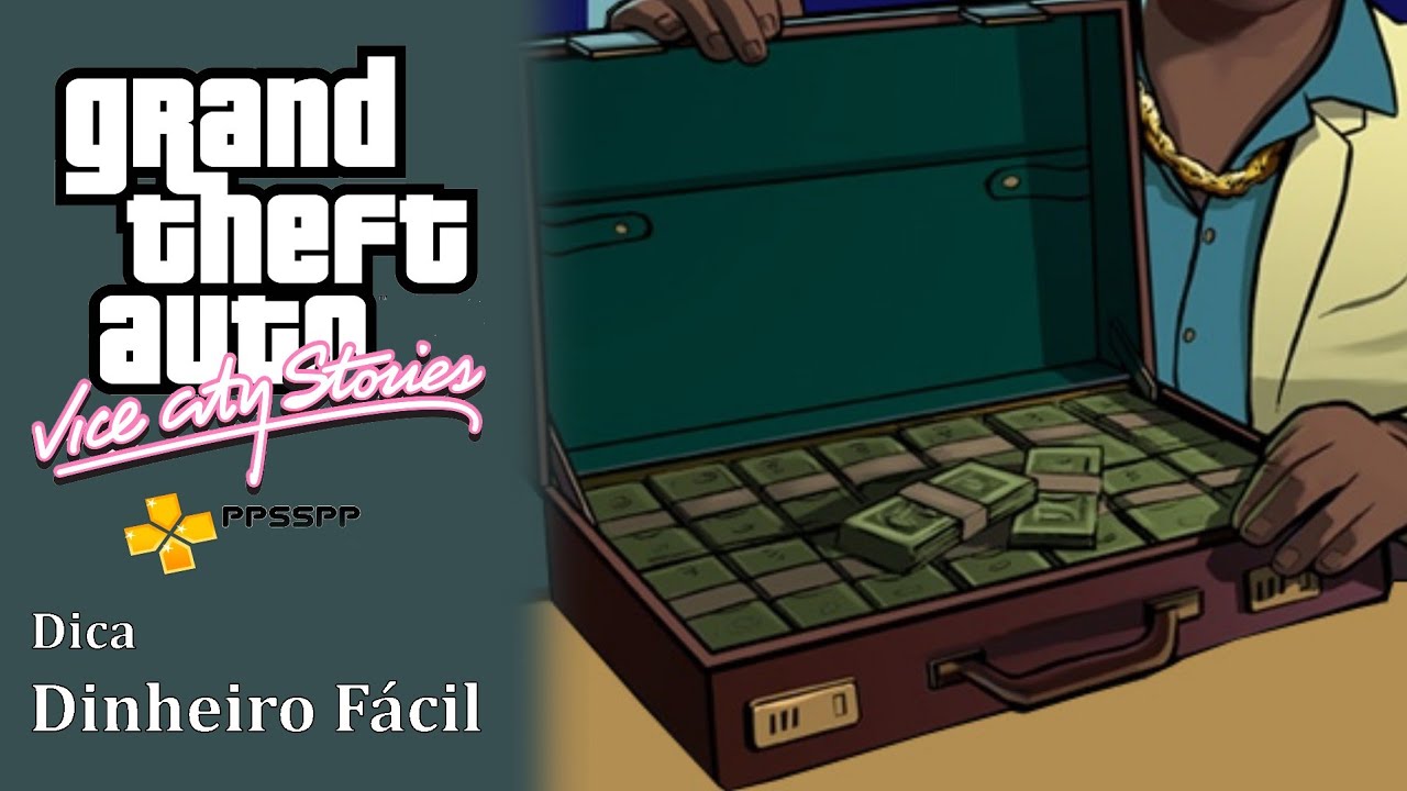 GTA VICE CITY COMO GANHA DINHEIRO FÁCIL 