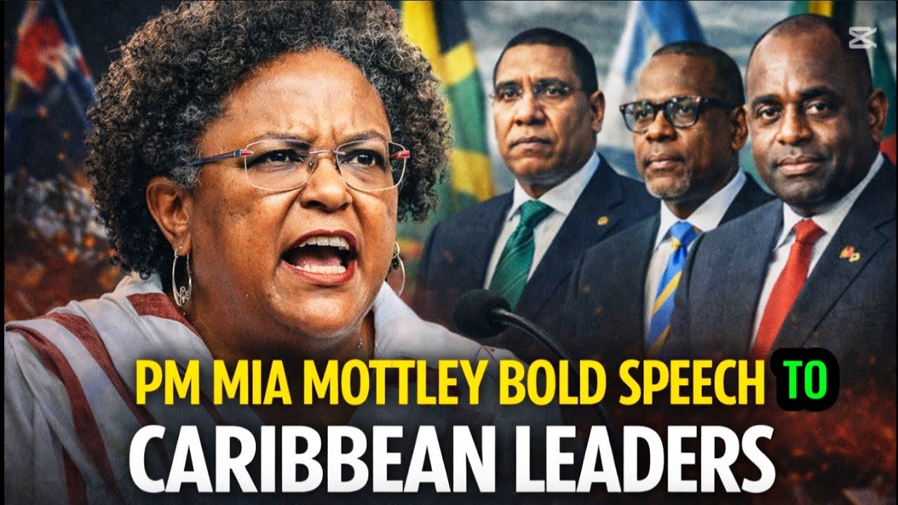 MUST SEE! Angry BARBADOS PM MIA MOTTLEY SEND A STRONG BOLD WARNING TO ALL CORRUPT CARRIBEAN LEADERS 