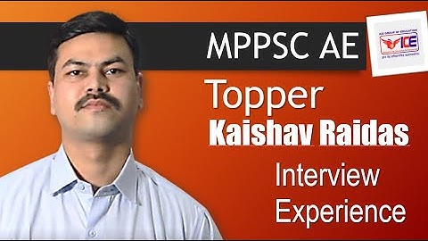 Kaishav Raidas | Topper MPPSC AE | Interview Experience | तैयारी जीत की | #mppsc_ae #mppsc