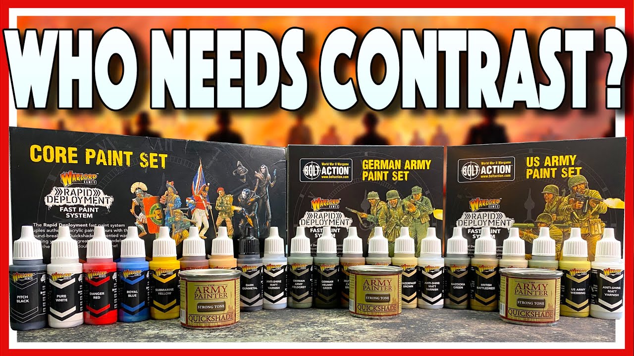 How to Paint Bolt Action US Army FAST using Rapid Deployment Army Painter Set YouTube